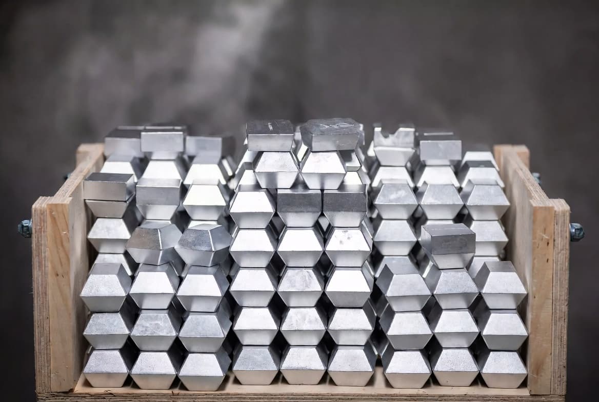 Aluminum-strontium master alloy ingot